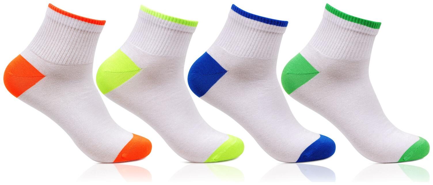 

Bonjour Assorted Cotton Ankle length socks ( Pack of 2 )