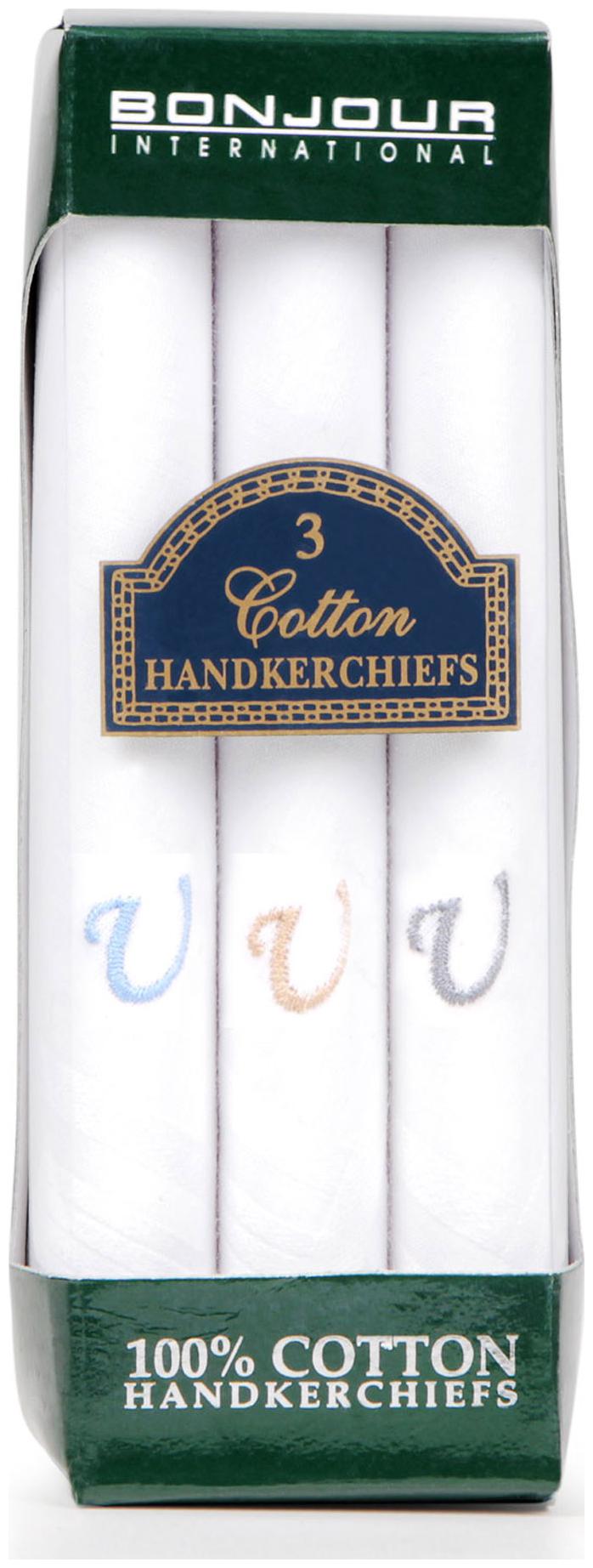 

Bonjour White Cotton Handkerchiefs ( Pack of 1 )