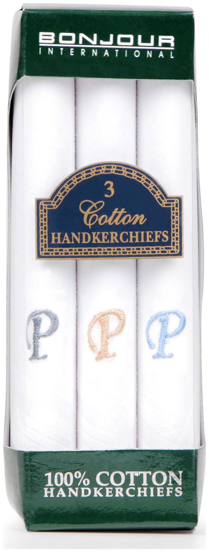 

Bonjour White Cotton Handkerchiefs ( Pack of 1 )