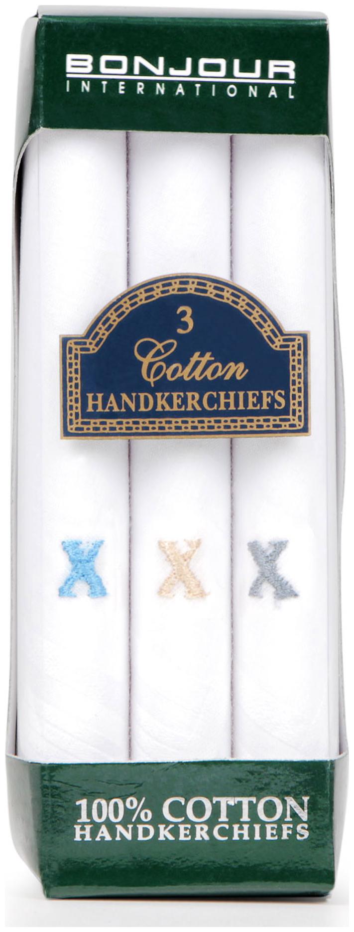 

Bonjour White Cotton Handkerchiefs ( Pack of 1 )