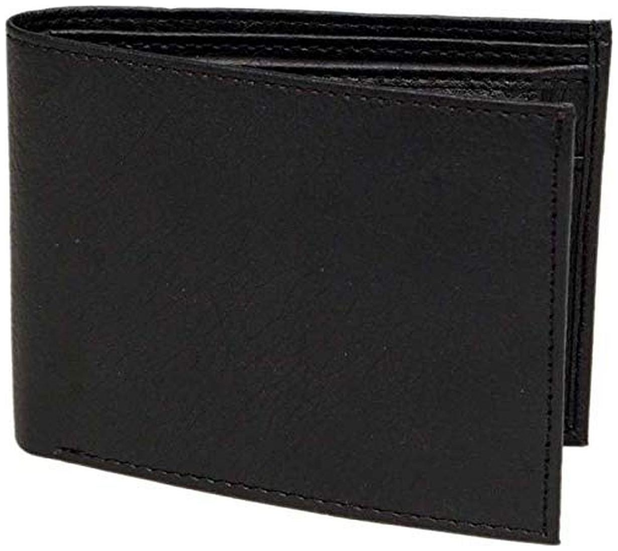 

BORSE KCP111B BLACK LEATHERTTE WALLET WITH COIN POCKET