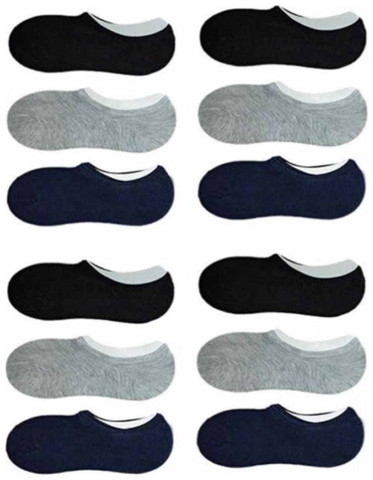 

BREEPREE Multi Casual No Show Socks