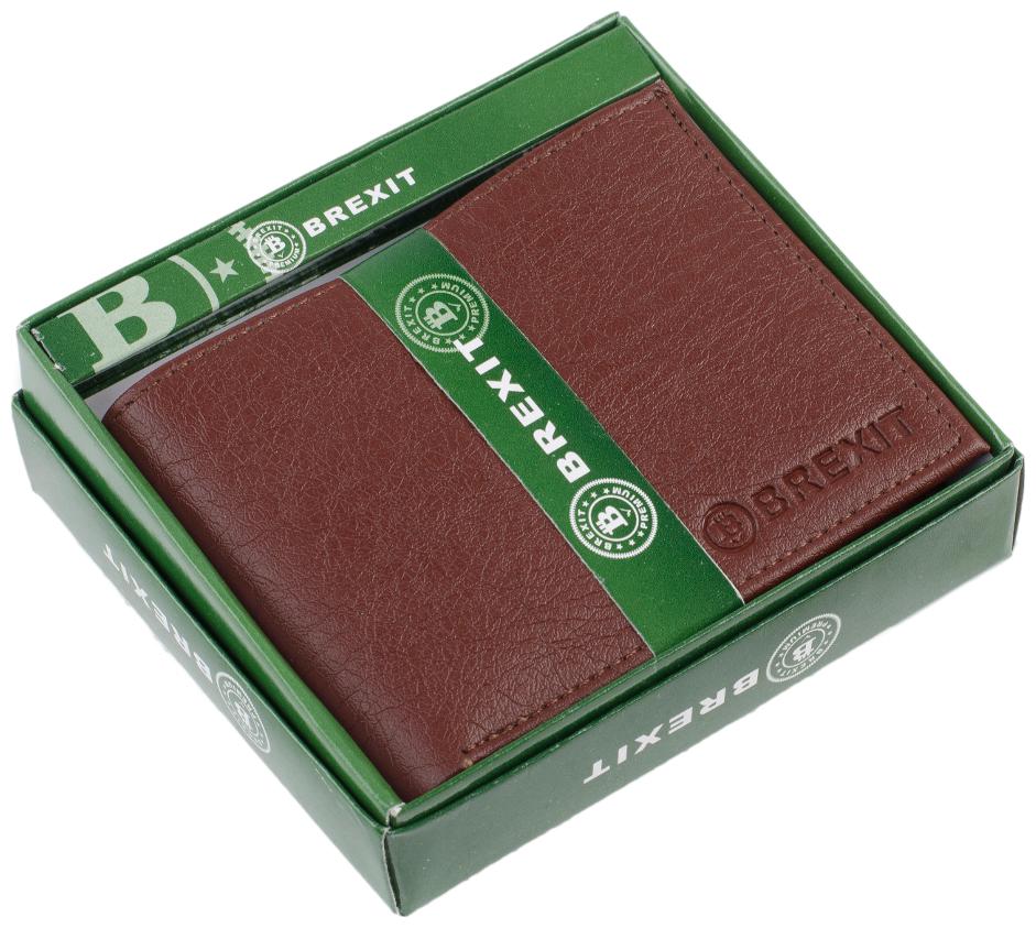 

BREXIT Brown Artificial Leather Wallet For men