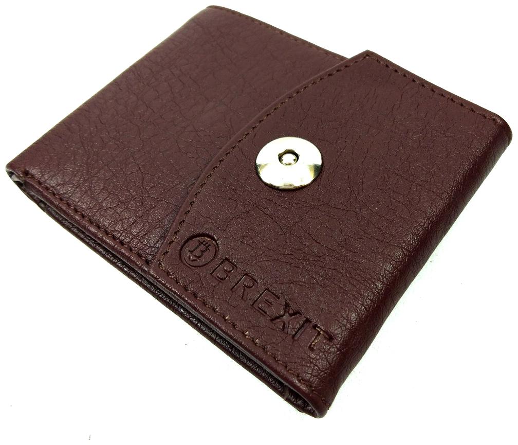 

Brexit Men Brown Leather Bi-Fold Wallet ( Pack of 1 )