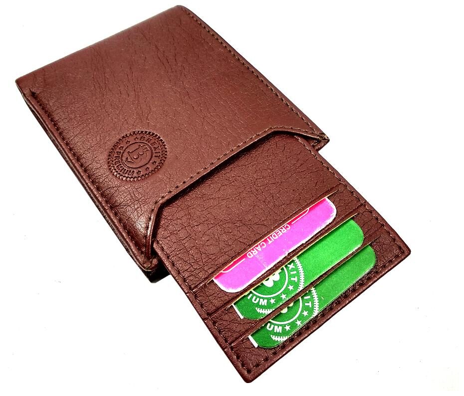 

Brexit Men Brown Leather Bi-Fold Wallet ( Pack of 1 )