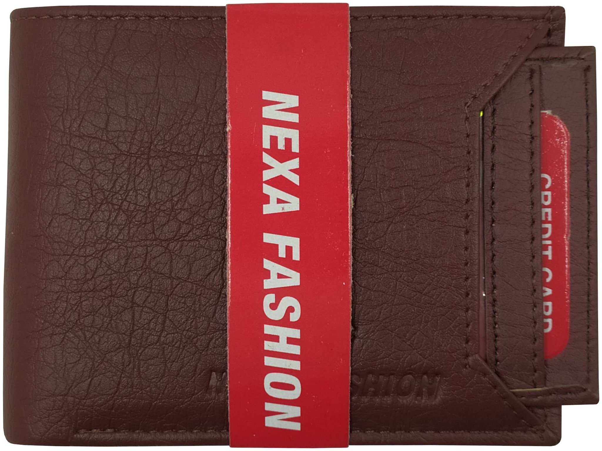 

NEXA FASHION Men Brown Synthetic leather Bi-Fold Wallet ( Pack of 1 )