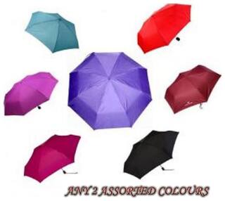 buy 1 get 1 free Citizen  2  Fold Auto Open Umbrella Protection Against Rain And UV Rays Colours (Assorted)