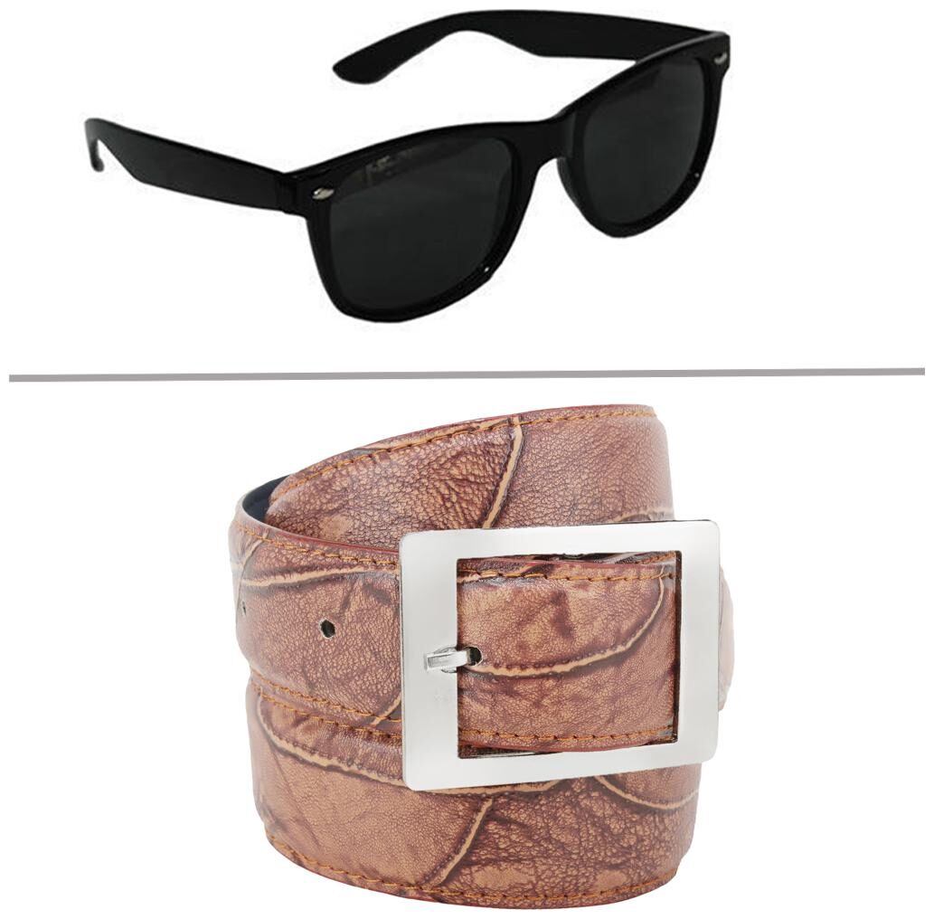 

Buy Imperior Brown Texture Belt And Get Wayfarer Sunglass Free