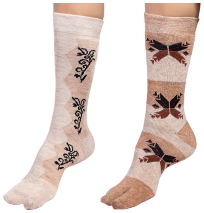 

By The Way Mid Calf Thumb Socks(Pair of 2)