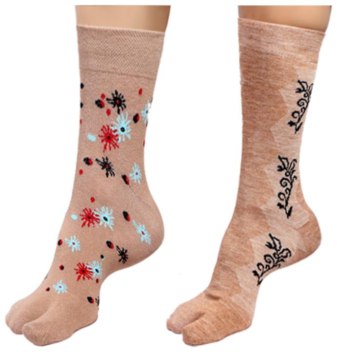 

By The Way Mid Calf Thumb Socks(Pair of 2)