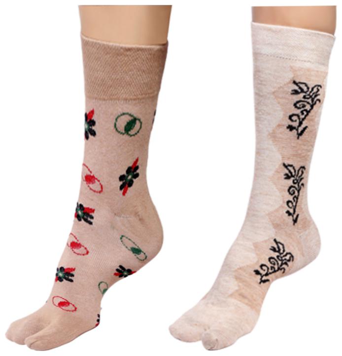 

By The Way Mid Calf Thumb Socks(Pair of 2)
