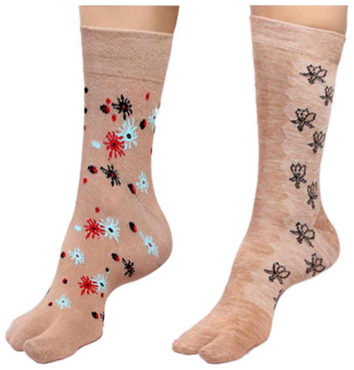 

By The Way Mid Calf Thumb Socks(Pair of 2)