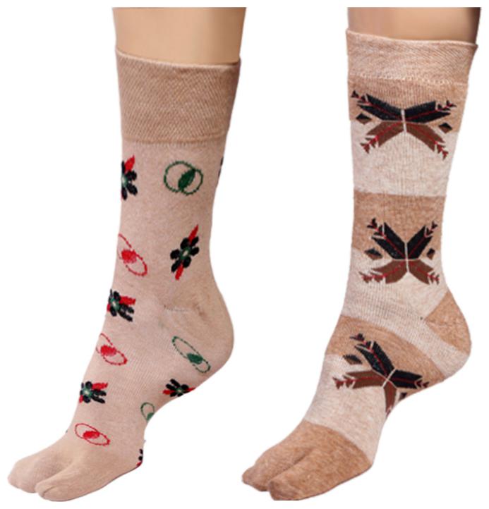 

By The Way Mid Calf Thumb Socks(Pair of 2)