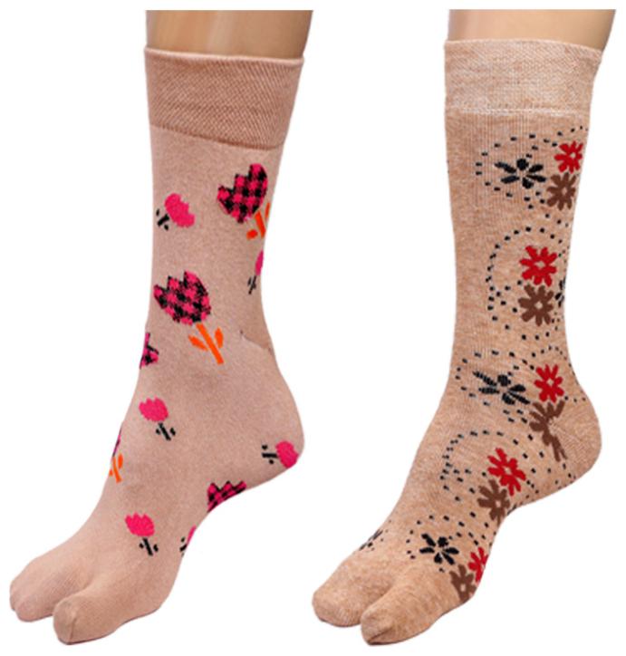 

By The Way Mid Calf Thumb Socks(Pair of 2)