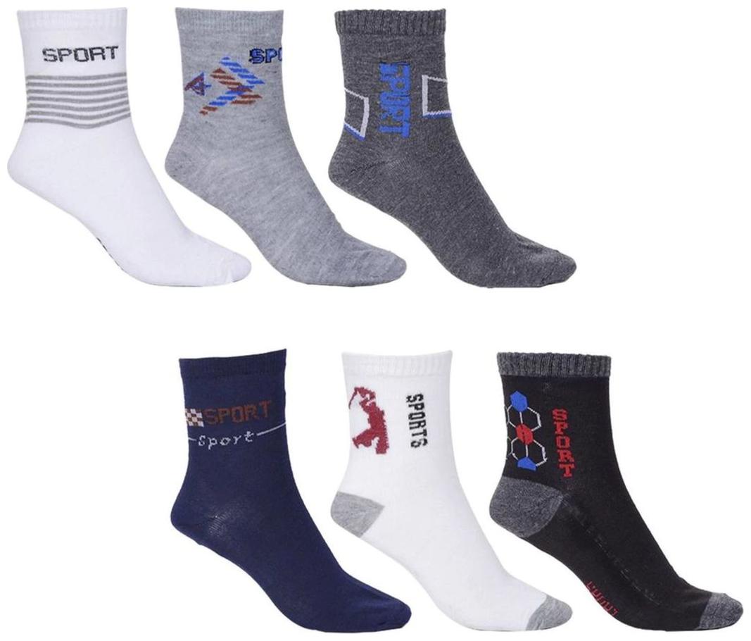 

CALVIN JONES UNISEX ANKLE SOCKS - PACK OF 6 (assorted)
