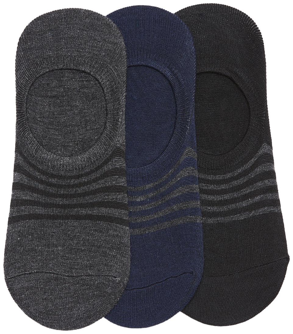 

Camey Multi Cotton No show socks ( Pack of 3 )
