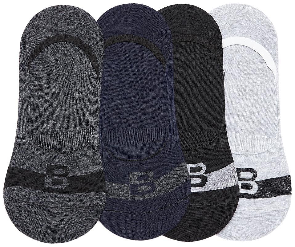 

Camey Multi Cotton No show socks ( Pack of 4 )