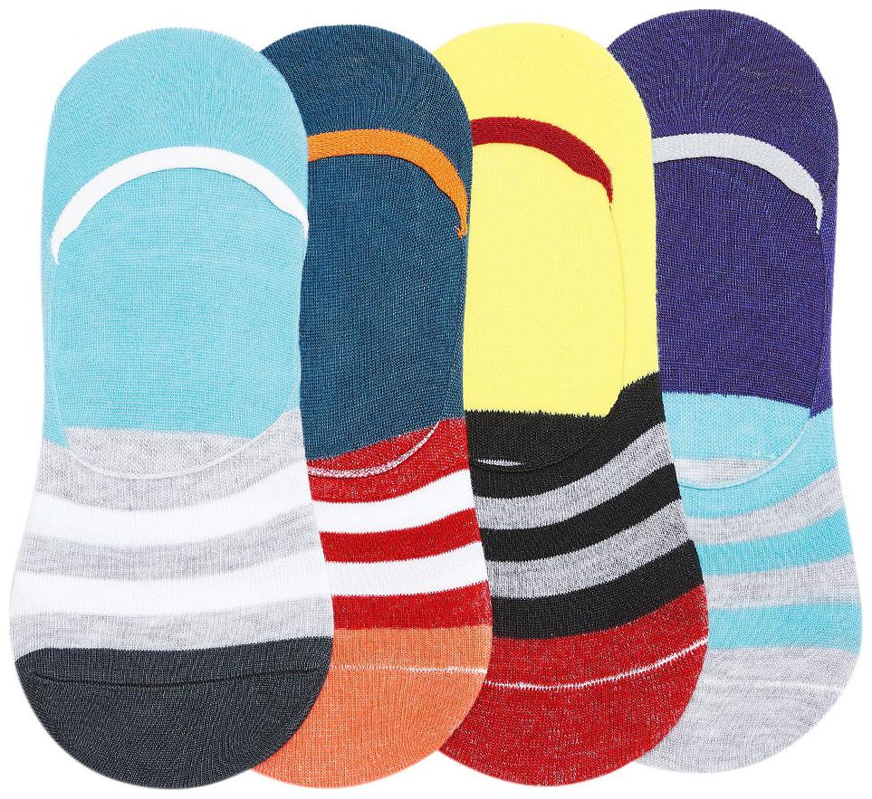 

Camey Multi Cotton No show socks ( Pack of 4 )