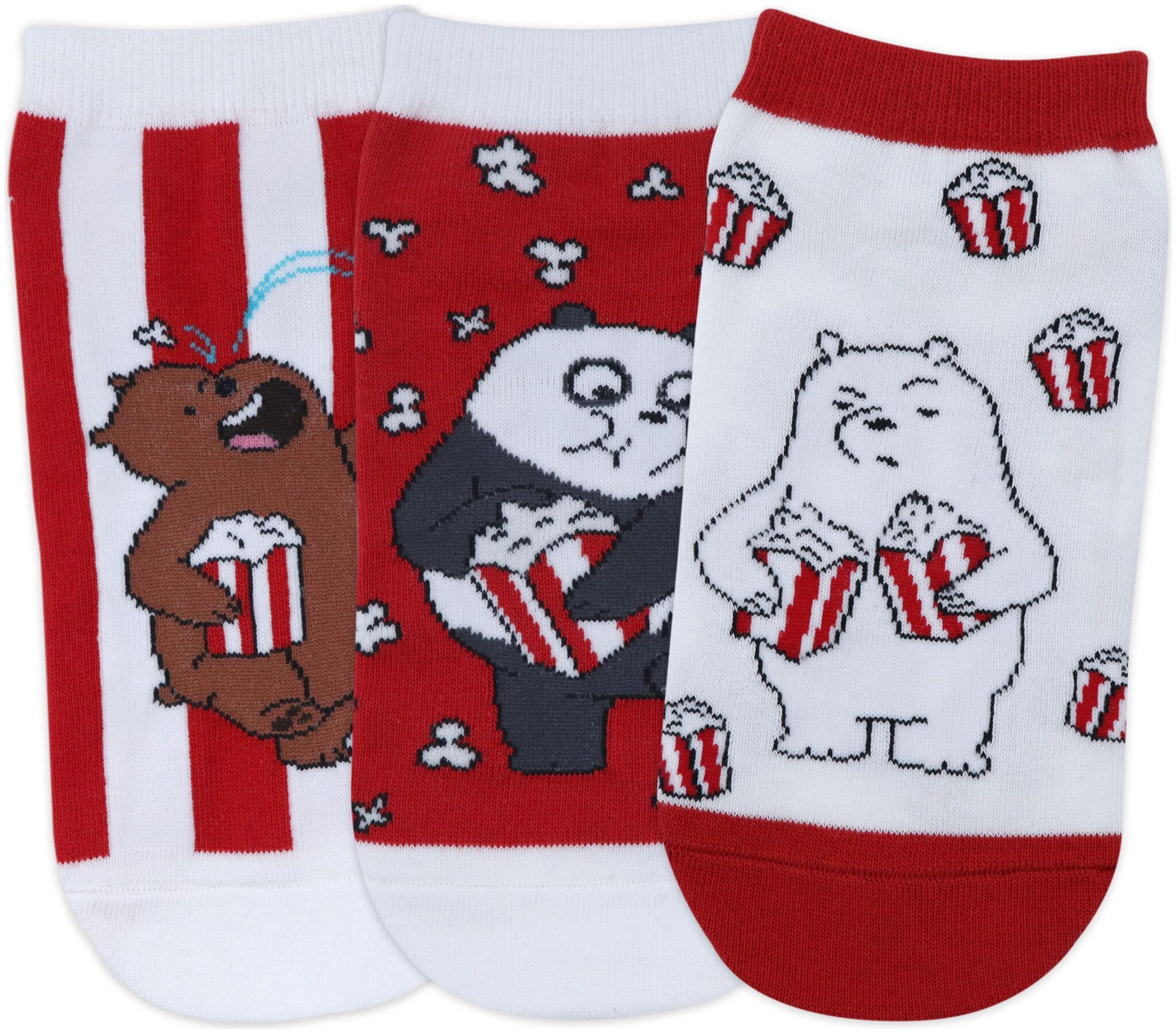 

Cartoon Network We Bare Bears By Balenzia Low Cut Socks For Women