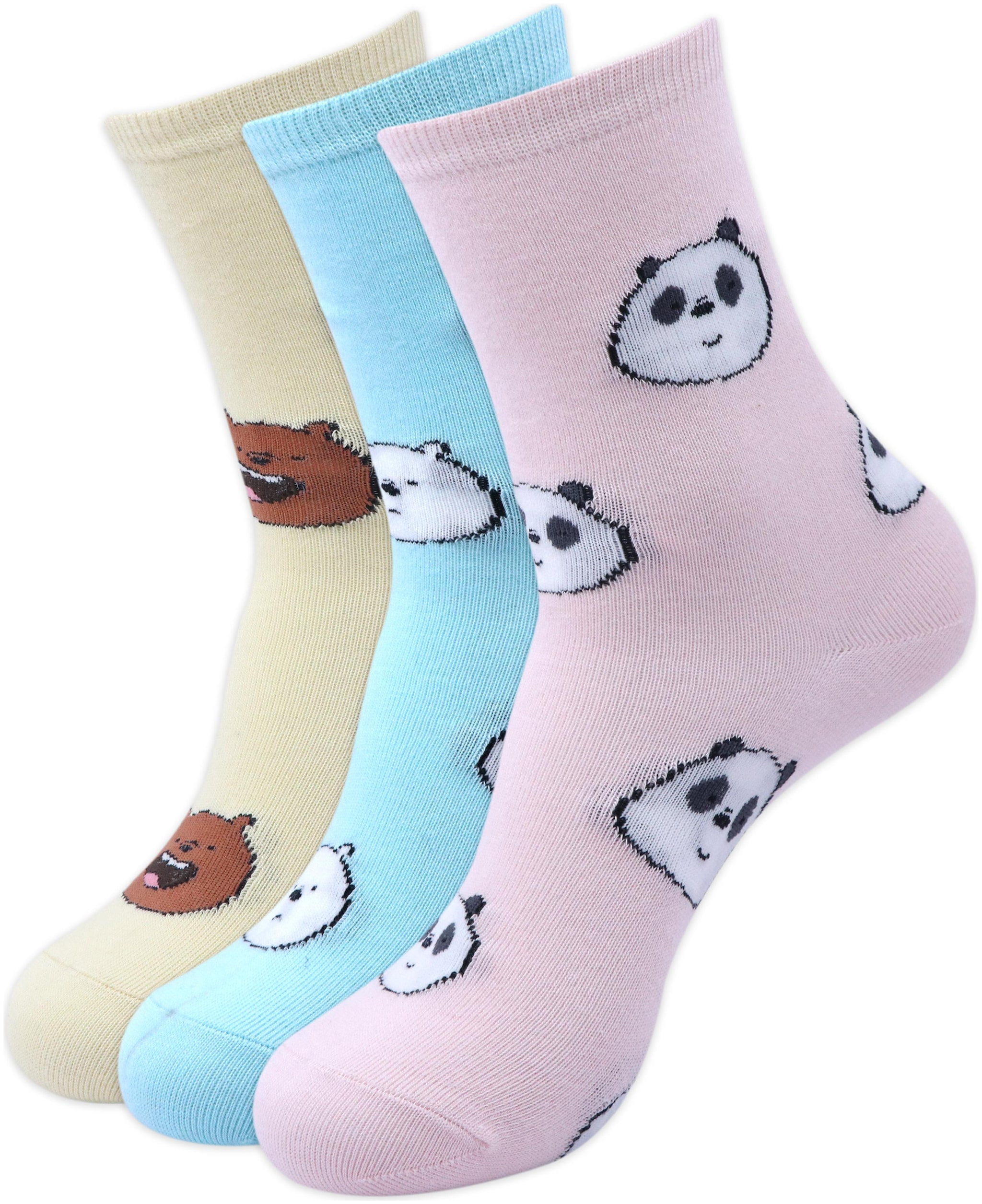 

Cartoon Network We Bare Bears By Balenzia High Ankle Socks For Women