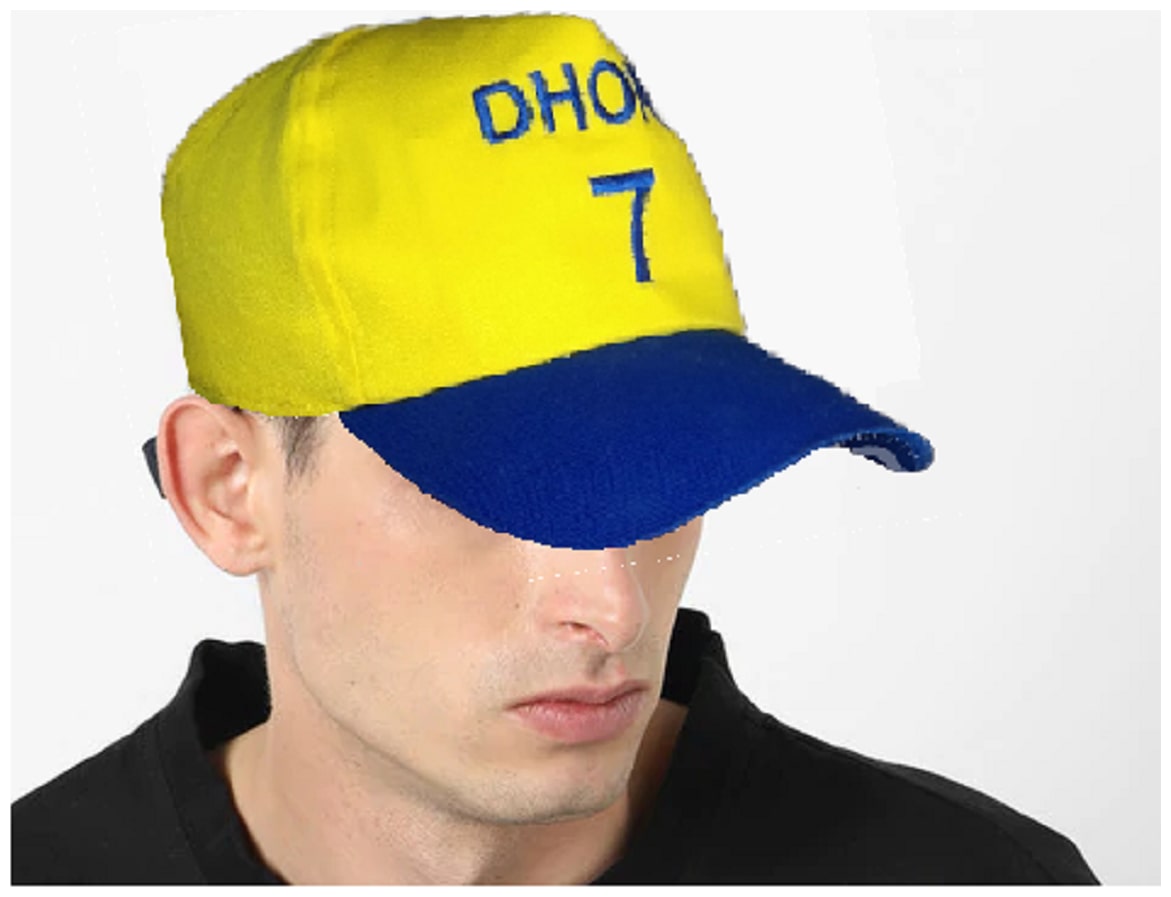 

Casual Sports Cricket Dhoni fan Caps For Man Yellow Standard Size