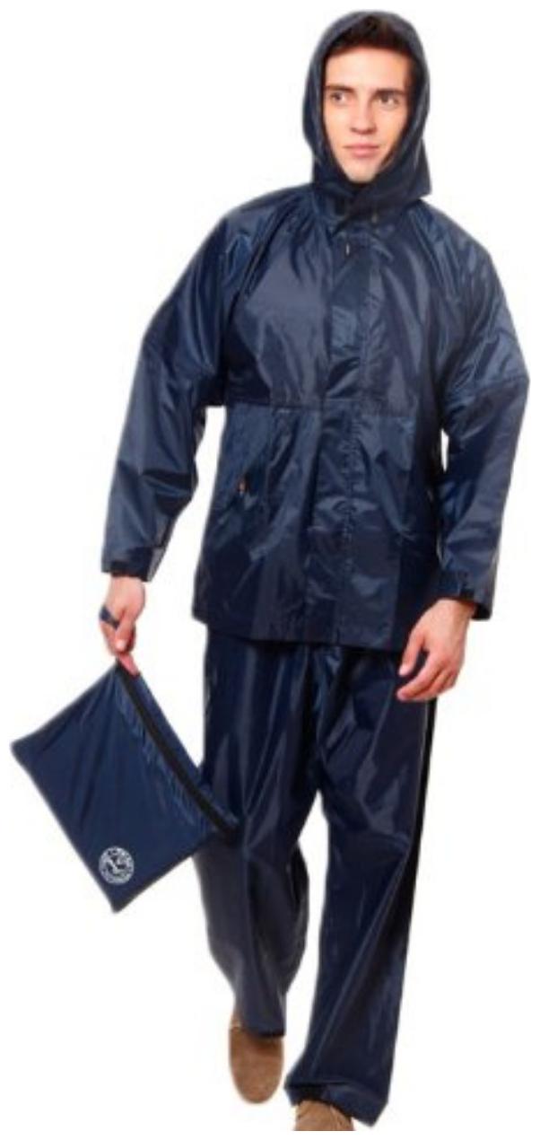 

Chrome Men S Luxury Rain Suit (Navy Blue)