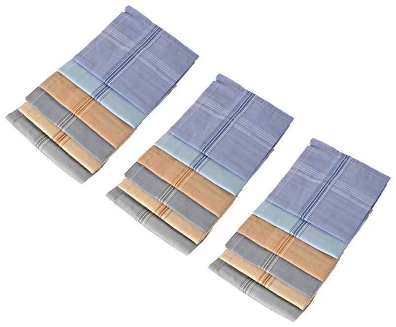 

Clarita Cotton Men s Handkerchief Combo Pack of 18 (Multi-Color-Striped)