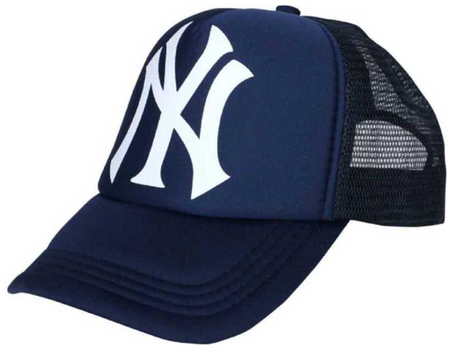 

Classy Printed BLUE Half Netted Baseball Cap