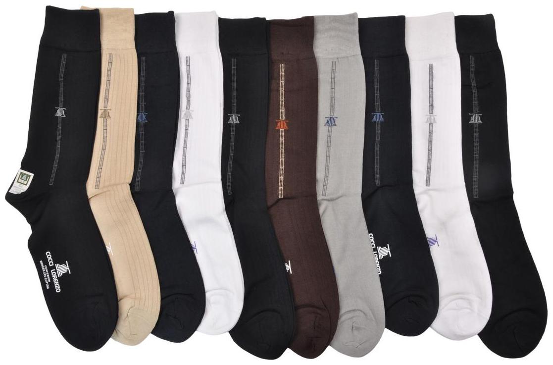 

COCCI LORENZO CONFEZIONI (DEV ) Multi Cotton Calf length socks ( Pack of 10 )