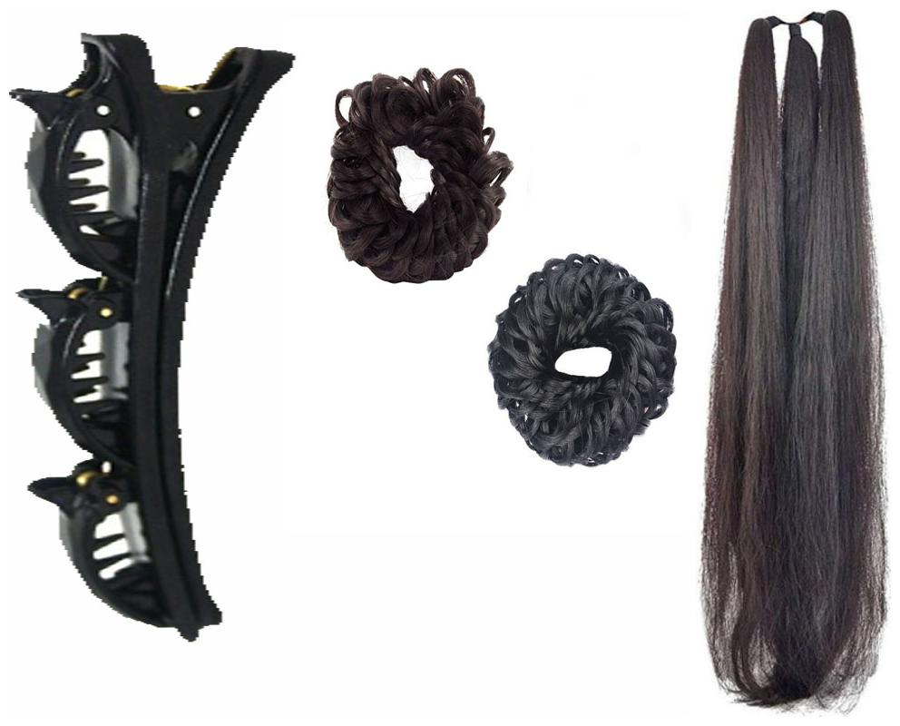 

Combo of 4 Hair Accessories for Girls Women for wedding Festive
