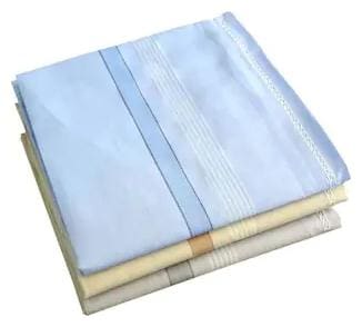 Concepts 100% Cotton Handkerchief Pack of 3 (Assorted)