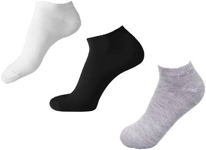 Concepts Ankle Length Sports Socks- Pack Of 3 (assorted)