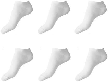 Concepts Ankle Length Sports Socks- Pack Of 6 (assorted)