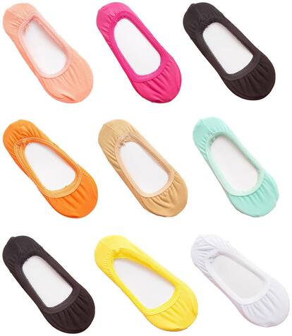 Concepts Pack of 9 Loafer Socks (Assorted)