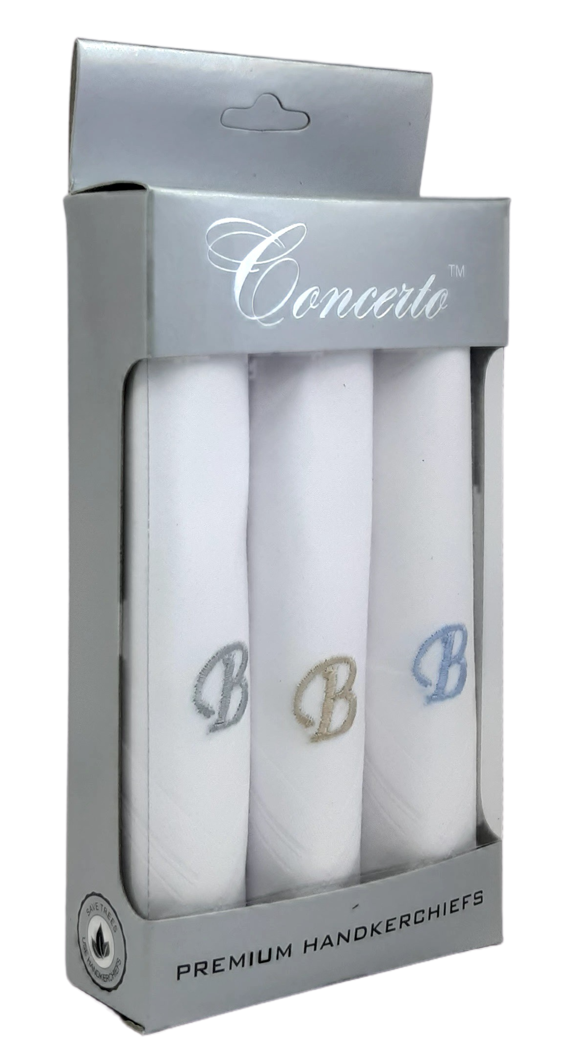

Concerto White Cotton Handkerchiefs ( Pack of 3 )