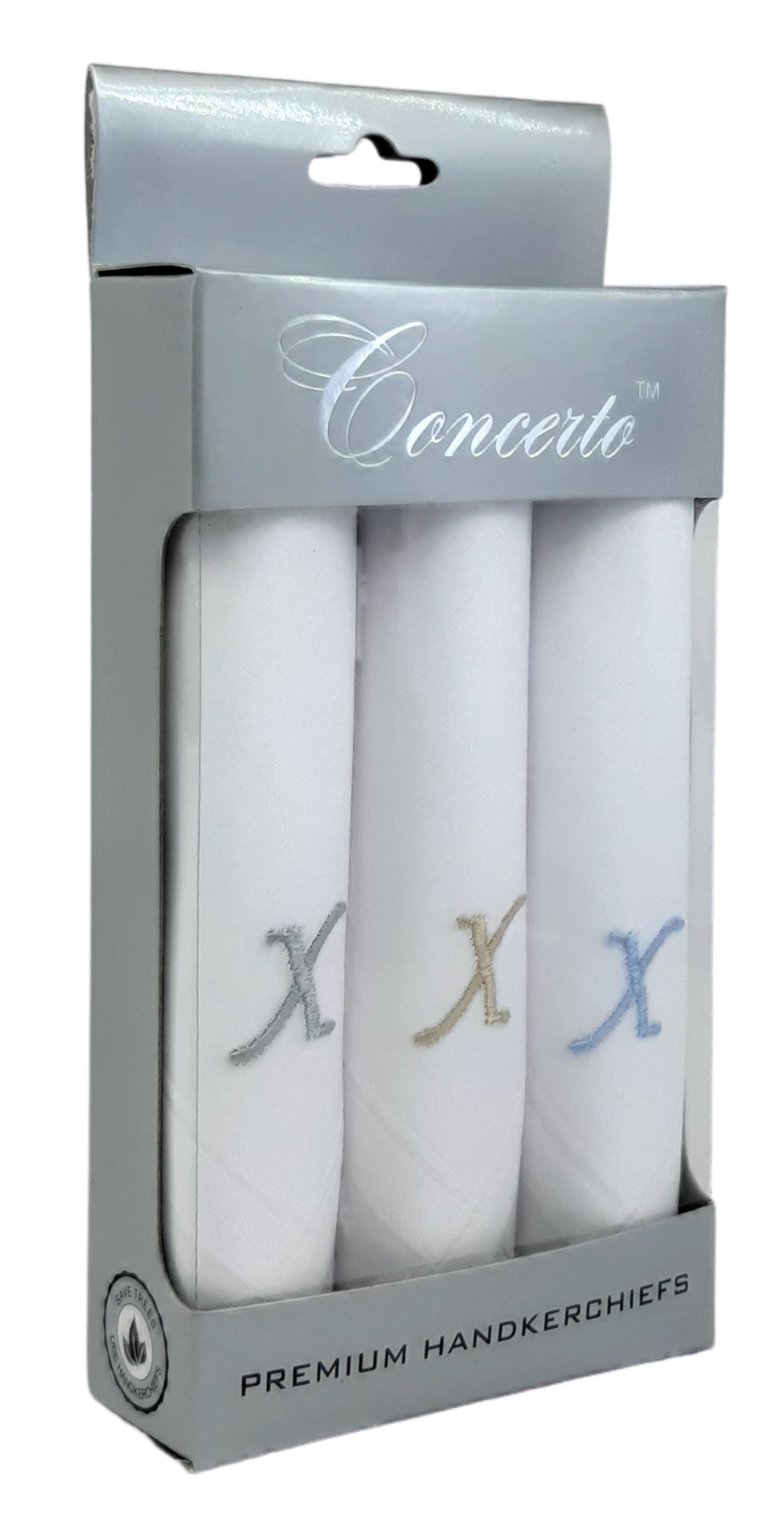 

Concerto White Cotton Handkerchiefs ( Pack of 3 )