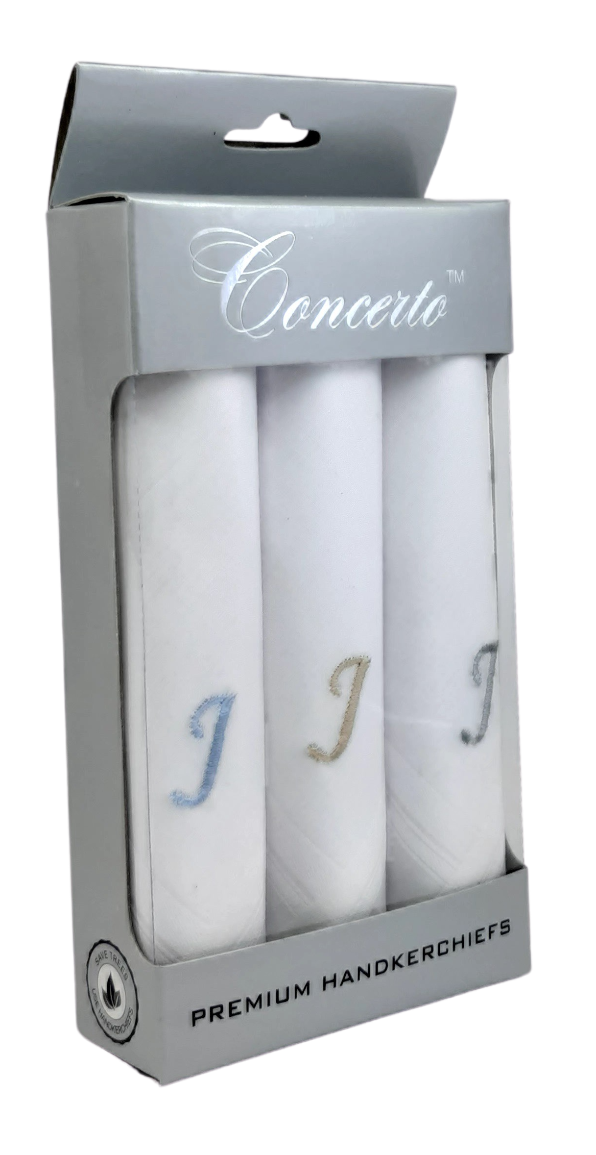 

Concerto White Cotton Handkerchiefs ( Pack of 3 )