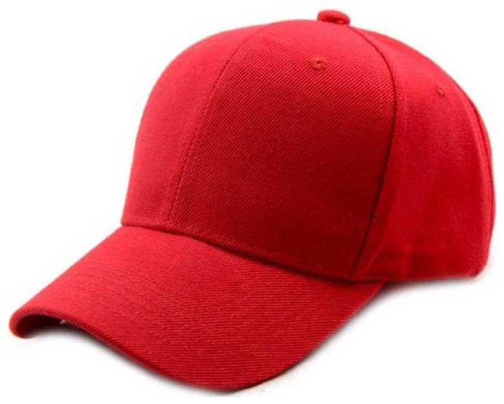 

Cool Look Plain RED Cotton Baseball Cap
