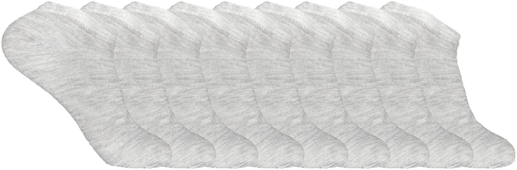 

Cotson Grey Cotton Ankle length socks ( Pack of 9 )