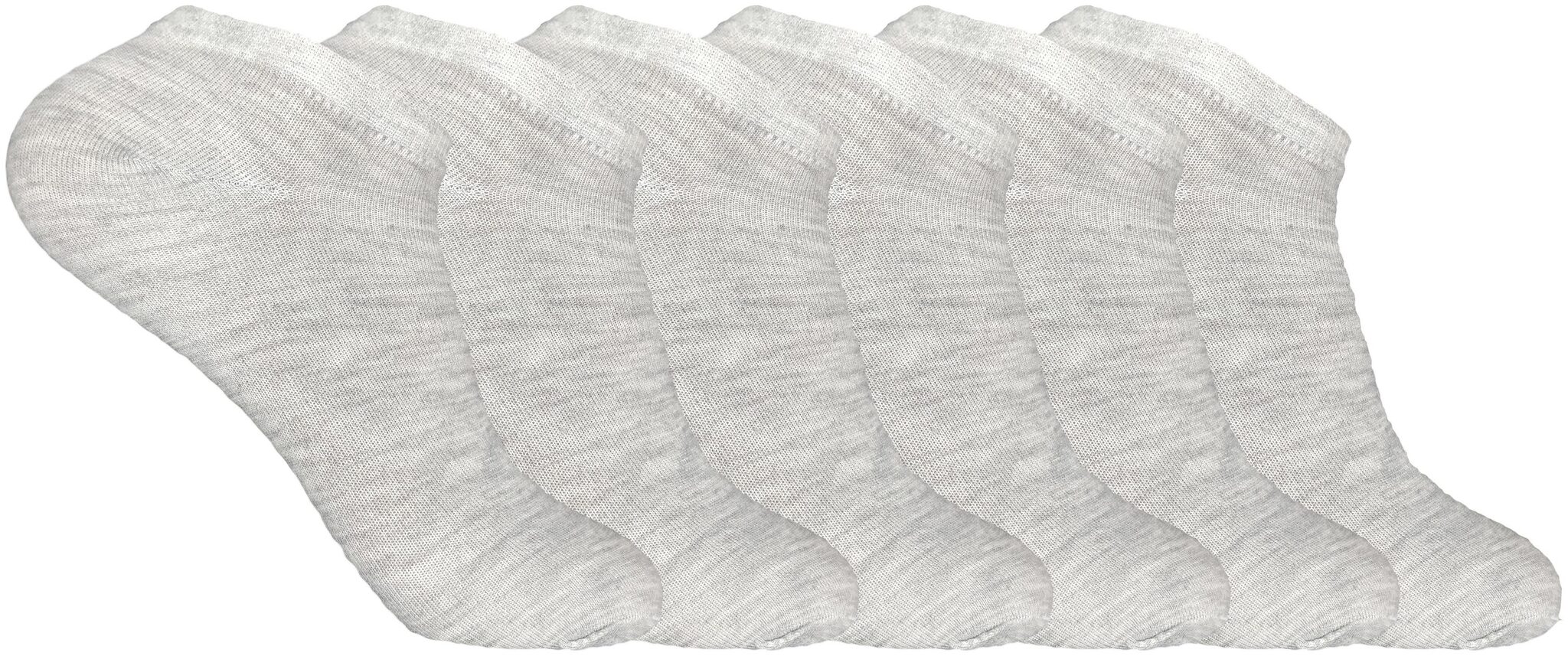 

Cotson Grey Cotton Ankle length socks ( Pack of 6 )
