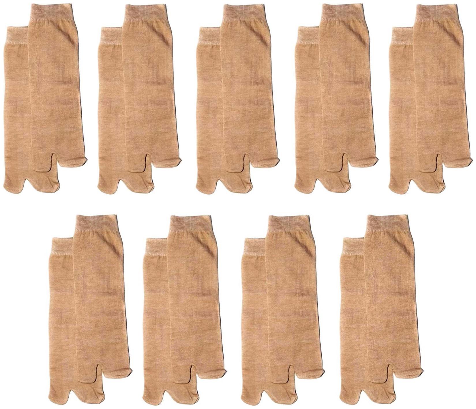 

Cotson Ladies Solid Cotton Thumb Socks -Pack of 9