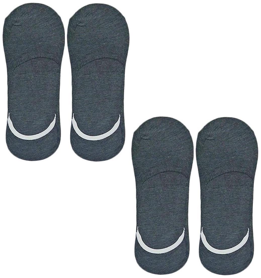 

Cotson Grey Cotton No show socks ( 4 pairs )
