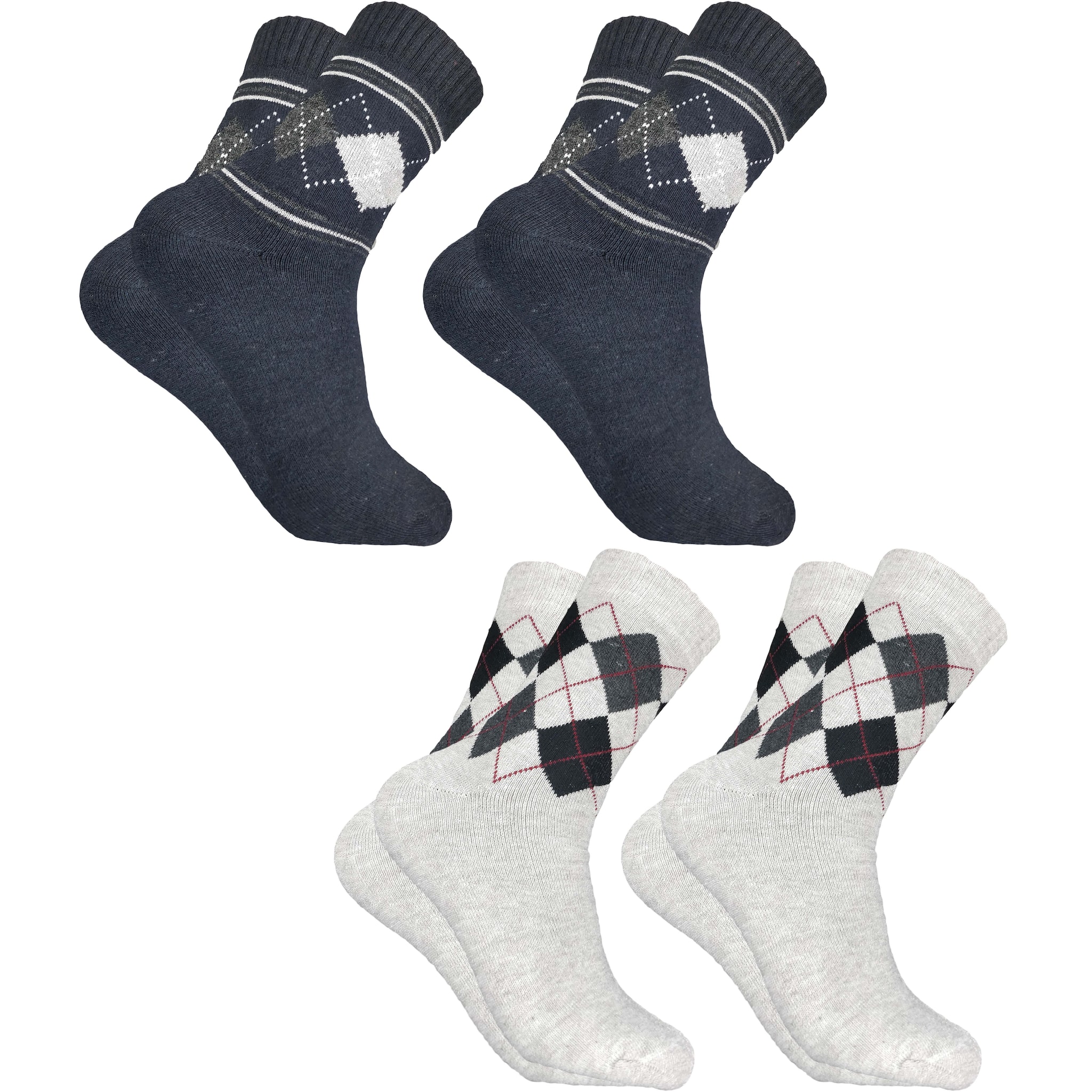 

Cotson Multi Wool Crew length socks ( Pack of 4 )