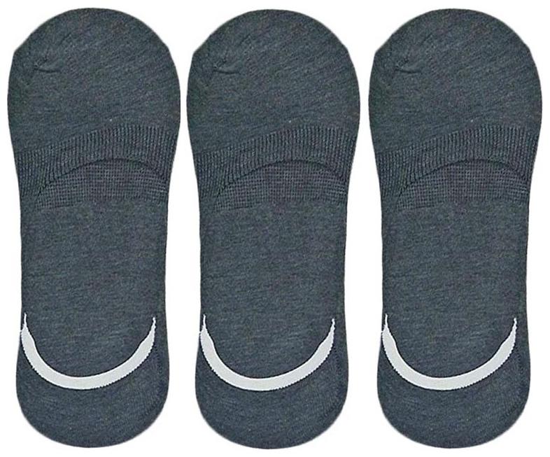 

Cotson Grey Cotton No show socks ( 3 pairs )