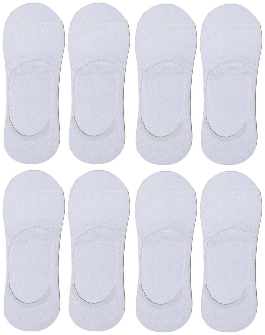 

Cotson White Cotton No show socks ( 8 pairs )