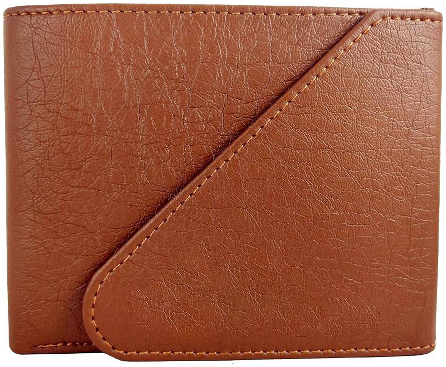 

VINISHA ENTERPRISE Men Tan Pu Tri Fold Wallet ( Pack of 1 )