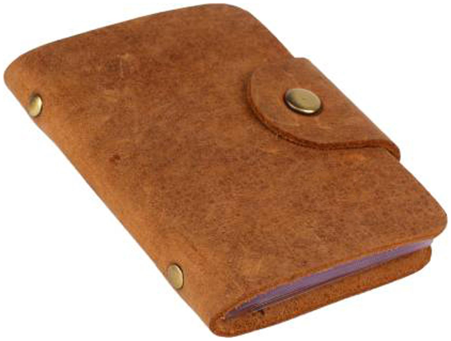 

CRAFTWOOD Men Leather Card holder - Brown Pack of 1