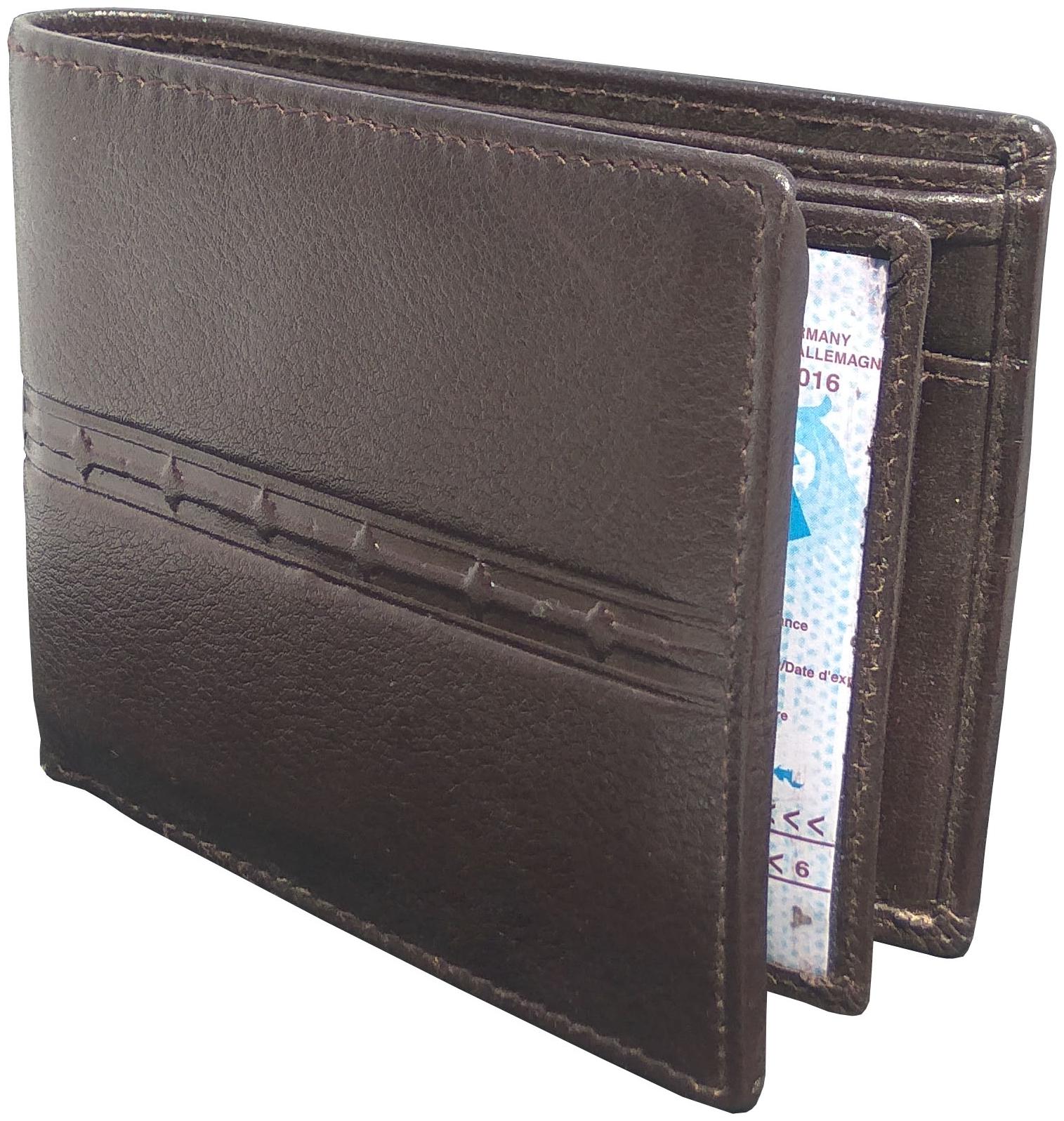 

CRAFTWOOD Men Brown Leather Bi-Fold Wallet ( Pack of 1 )