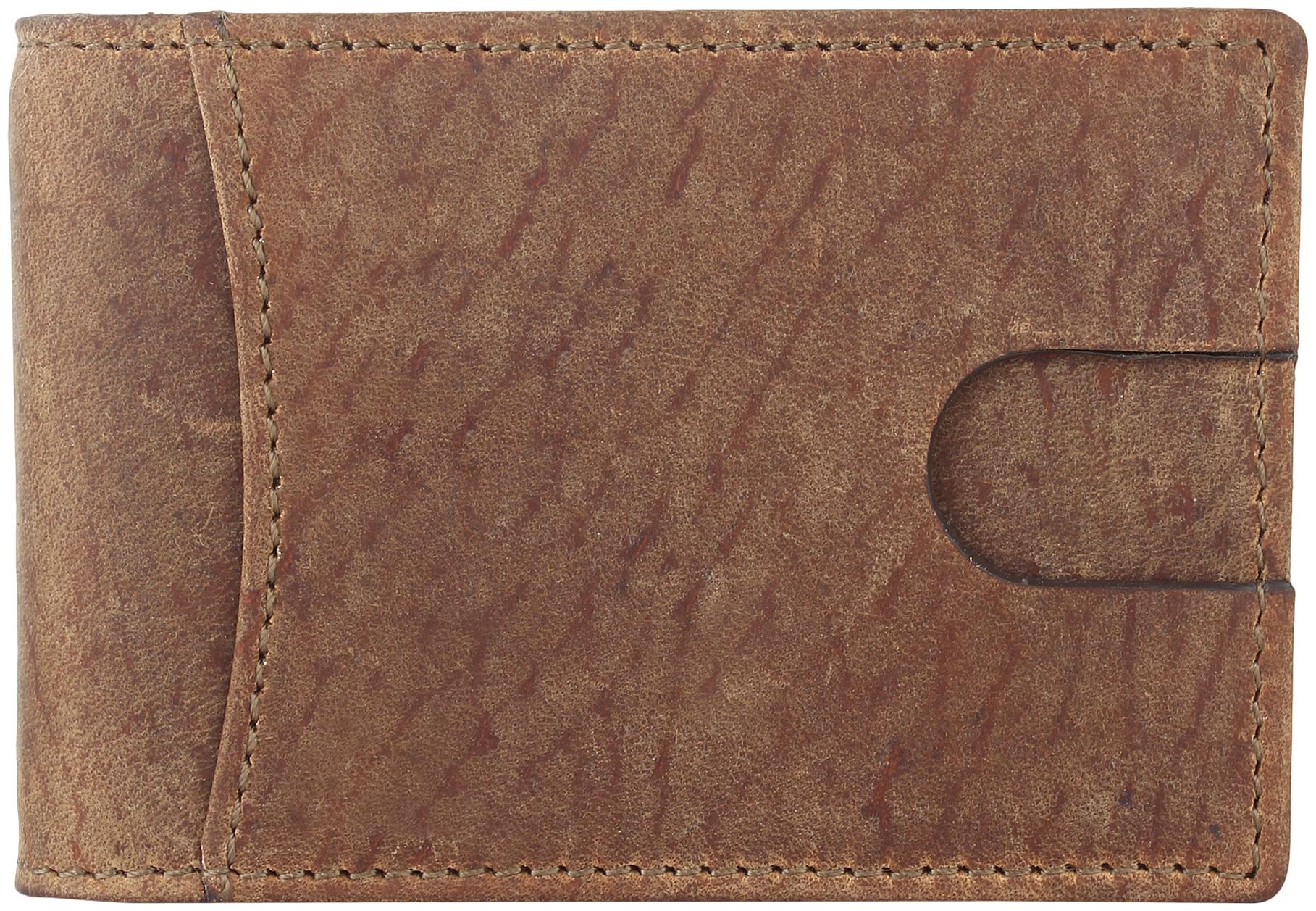 

CRAFTWOOD Men Brown Leather Money Clip Wallet ( Pack of 1 )