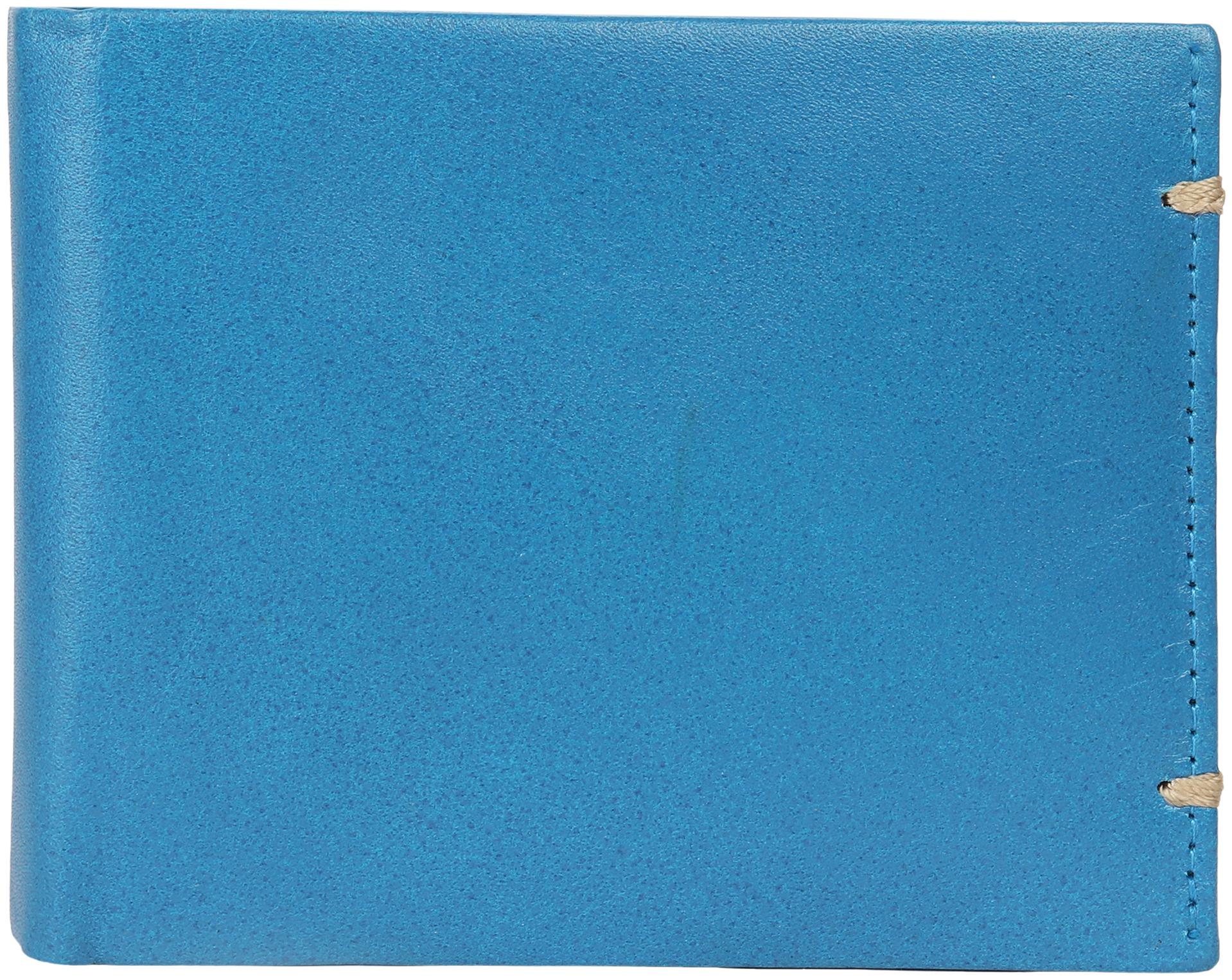 

CRAFTWOOD Men Blue Leather Bi-Fold Wallet ( Pack of 1 )